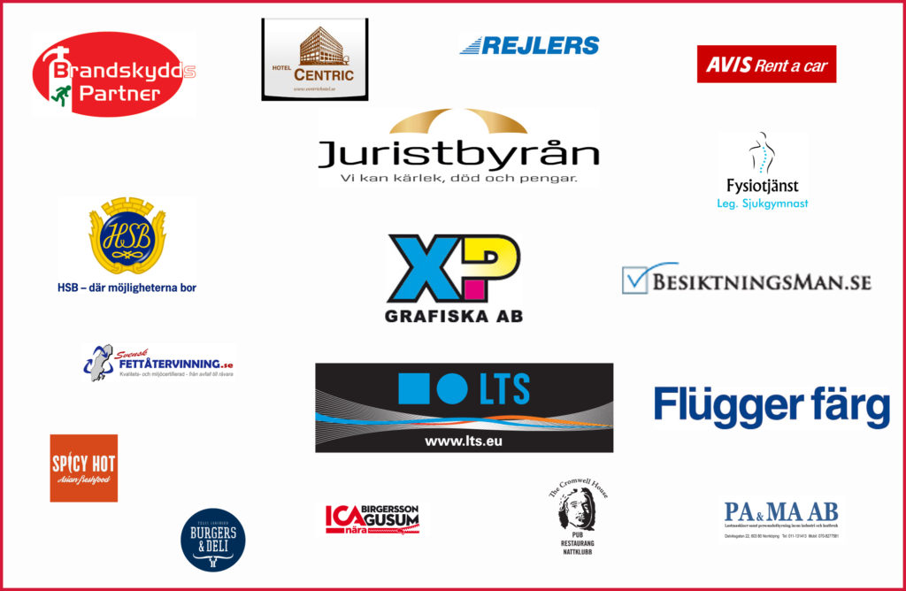 sponsorsida med logo
